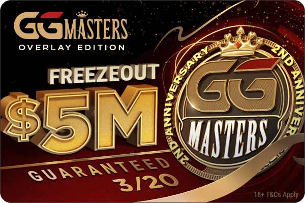 GGMasters Overlay Editie - $5.000.000 GTD